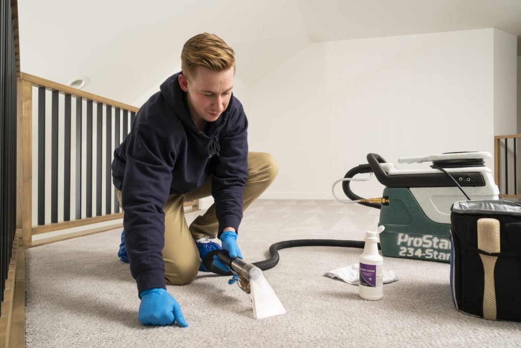 Equipment for carpet cleaning